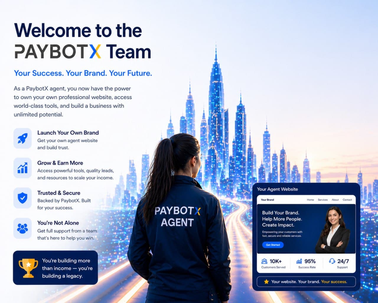 Welcome to the PaybotX Team